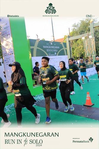 Race photo from Mangkunegaran Run 2024