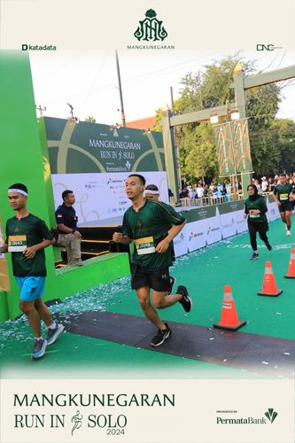 Race photo from Mangkunegaran Run 2024