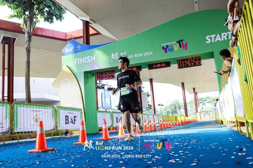 Race photo from BAF LIONS RUN 2024