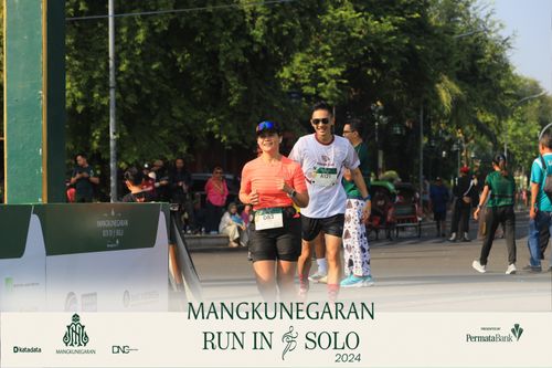 Race photo from Mangkunegaran Run 2024