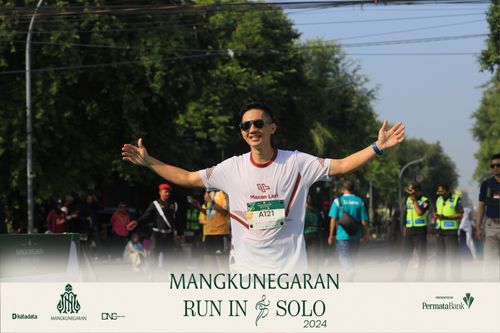 Race photo from Mangkunegaran Run 2024
