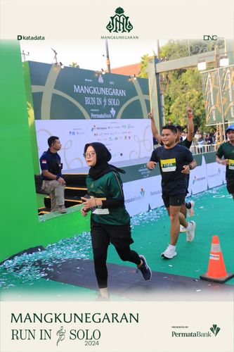 Race photo from Mangkunegaran Run 2024