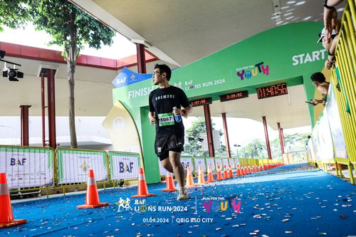 Race photo from BAF LIONS RUN 2024