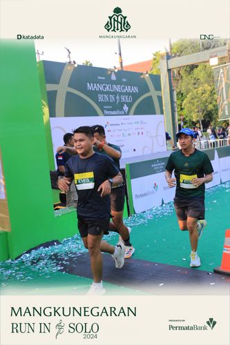Race photo from Mangkunegaran Run 2024