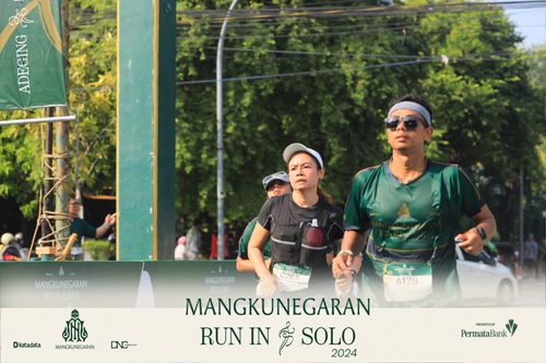 Race photo from Mangkunegaran Run 2024