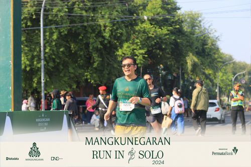 Race photo from Mangkunegaran Run 2024