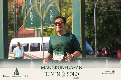 Race photo from Mangkunegaran Run 2024
