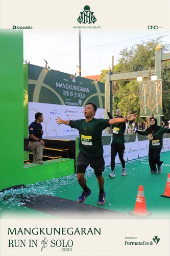 Race photo from Mangkunegaran Run 2024
