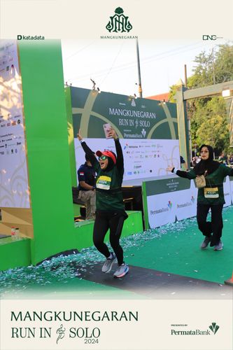 Race photo from Mangkunegaran Run 2024