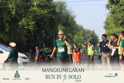 Race photo from Mangkunegaran Run 2024