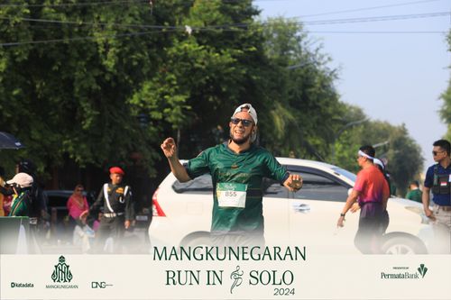 Race photo from Mangkunegaran Run 2024