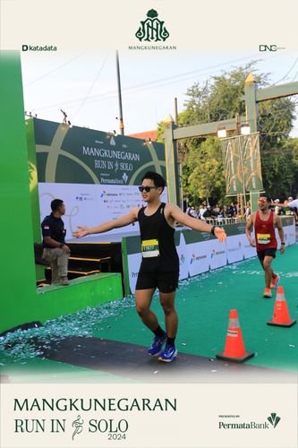 Race photo from Mangkunegaran Run 2024