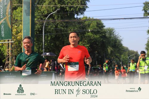 Race photo from Mangkunegaran Run 2024
