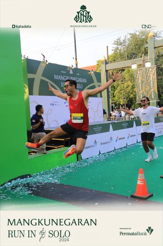 Race photo from Mangkunegaran Run 2024