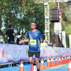 Race photo from BOGORUN 2026