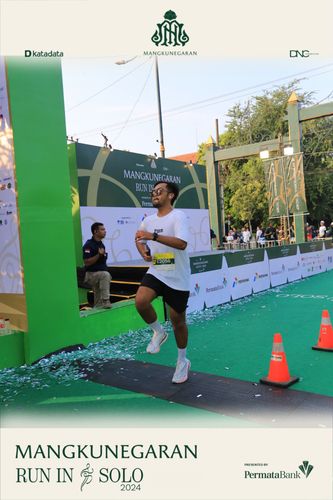 Race photo from Mangkunegaran Run 2024