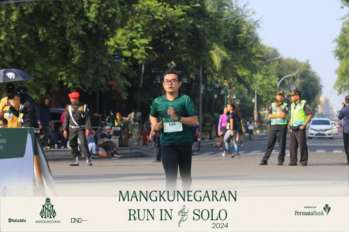 Race photo from Mangkunegaran Run 2024