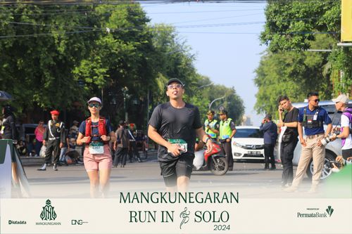 Race photo from Mangkunegaran Run 2024