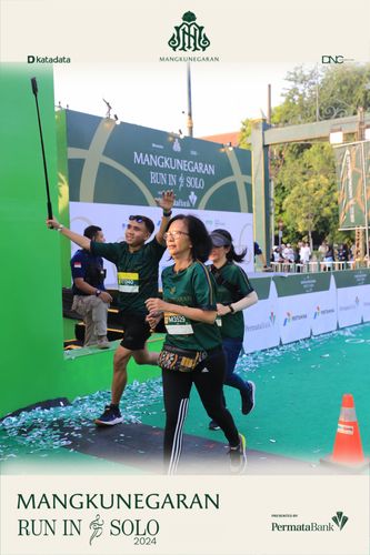 Race photo from Mangkunegaran Run 2024