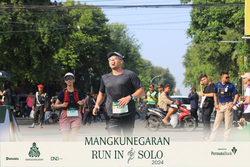 Race photo from Mangkunegaran Run 2024