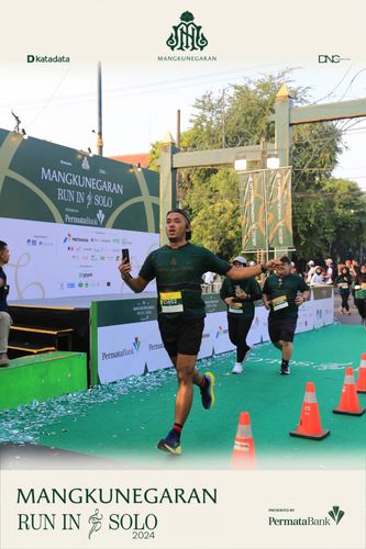 Race photo from Mangkunegaran Run 2024