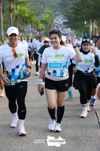 Race photo from Taman Budaya x BOGORUN 2025