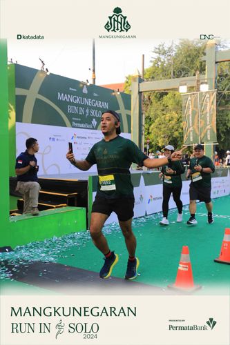 Race photo from Mangkunegaran Run 2024