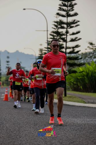 Race photo from CISANGKAN KBP CITY RUN 2025