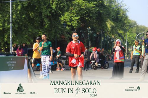 Race photo from Mangkunegaran Run 2024