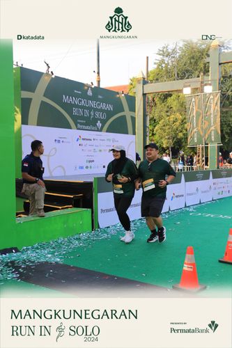 Race photo from Mangkunegaran Run 2024