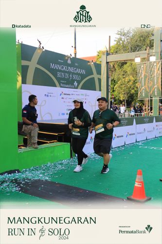 Race photo from Mangkunegaran Run 2024