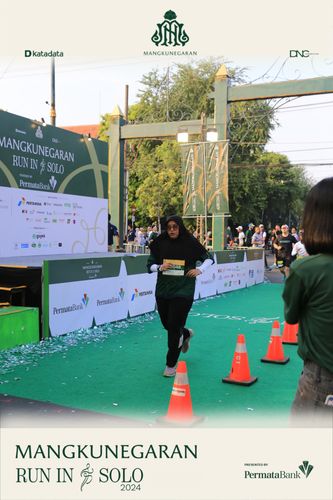 Race photo from Mangkunegaran Run 2024