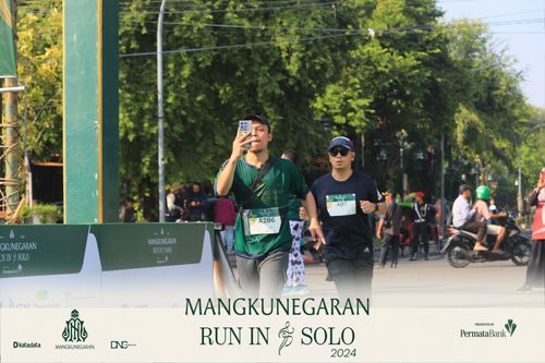 Race photo from Mangkunegaran Run 2024
