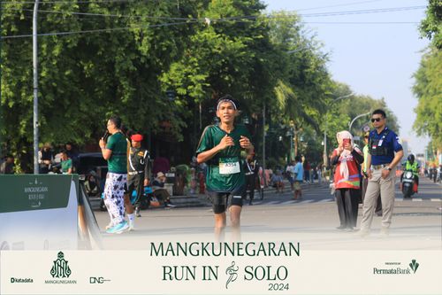 Race photo from Mangkunegaran Run 2024