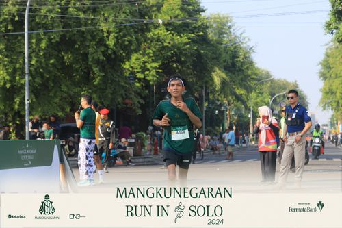 Race photo from Mangkunegaran Run 2024