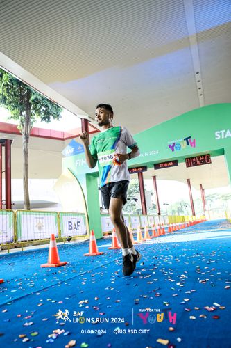 Race photo from BAF LIONS RUN 2024