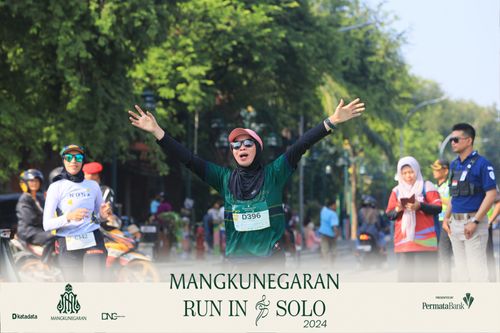 Race photo from Mangkunegaran Run 2024