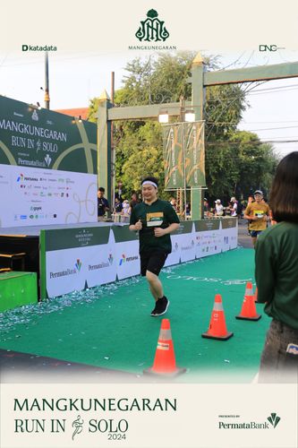 Race photo from Mangkunegaran Run 2024
