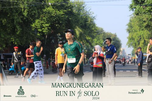Race photo from Mangkunegaran Run 2024