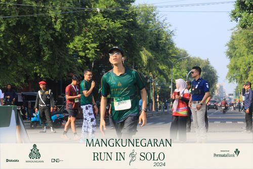 Race photo from Mangkunegaran Run 2024