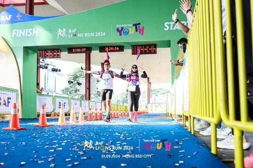 Race photo from BAF LIONS RUN 2024