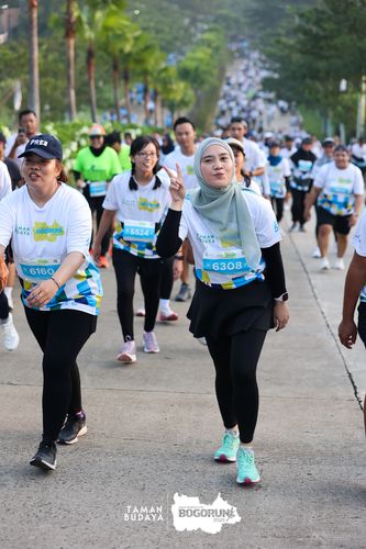 Race photo from Taman Budaya x BOGORUN 2025