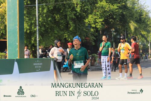 Race photo from Mangkunegaran Run 2024