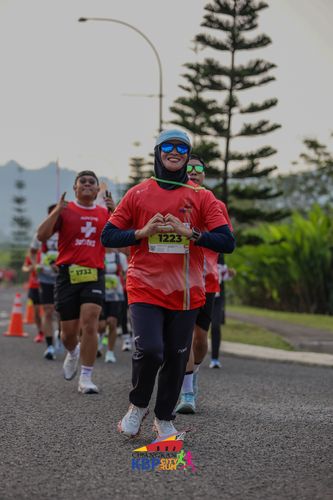 Race photo from CISANGKAN KBP CITY RUN 2025