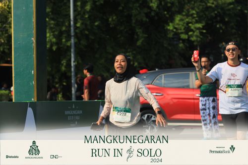 Race photo from Mangkunegaran Run 2024