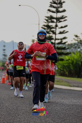 Race photo from CISANGKAN KBP CITY RUN 2025