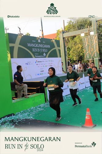 Race photo from Mangkunegaran Run 2024