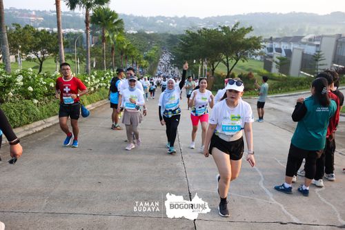 Race photo from Taman Budaya x BOGORUN 2025