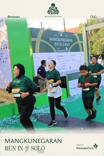 Race photo from Mangkunegaran Run 2024