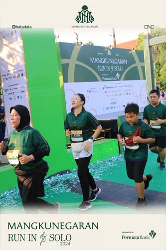 Race photo from Mangkunegaran Run 2024